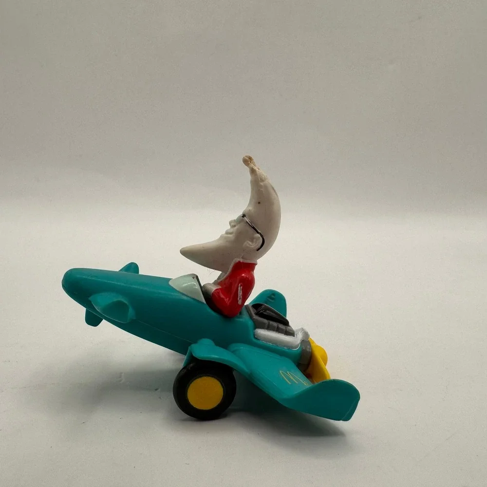 McDonalds Mac Tonight Happy Meal Toy Lot Kids Vintage 1988 Plane Jeep Jet Ski‎